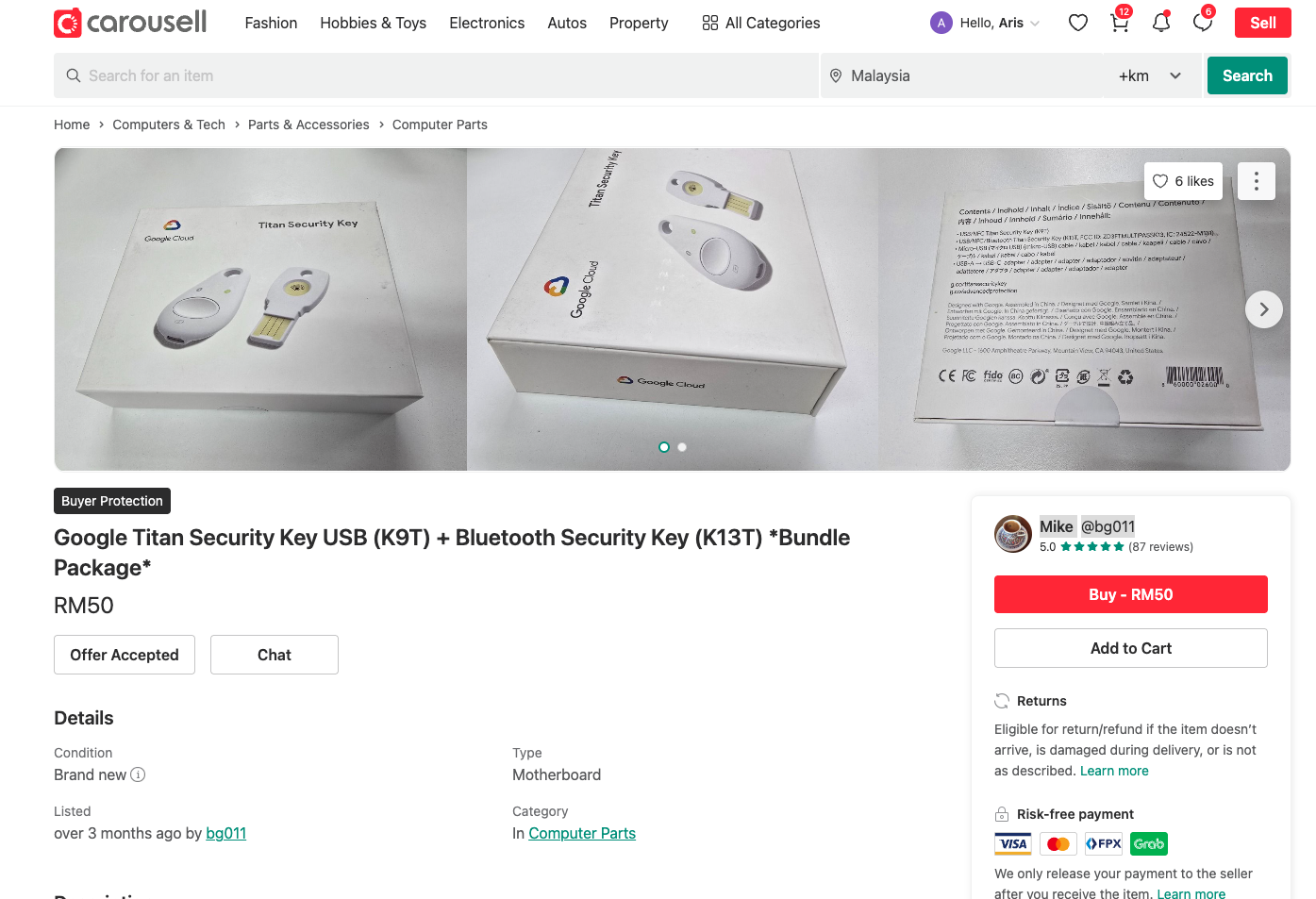 Google Titan Security Key Bundle Package Bundle Package (K9T)(K13T) - gambar 4