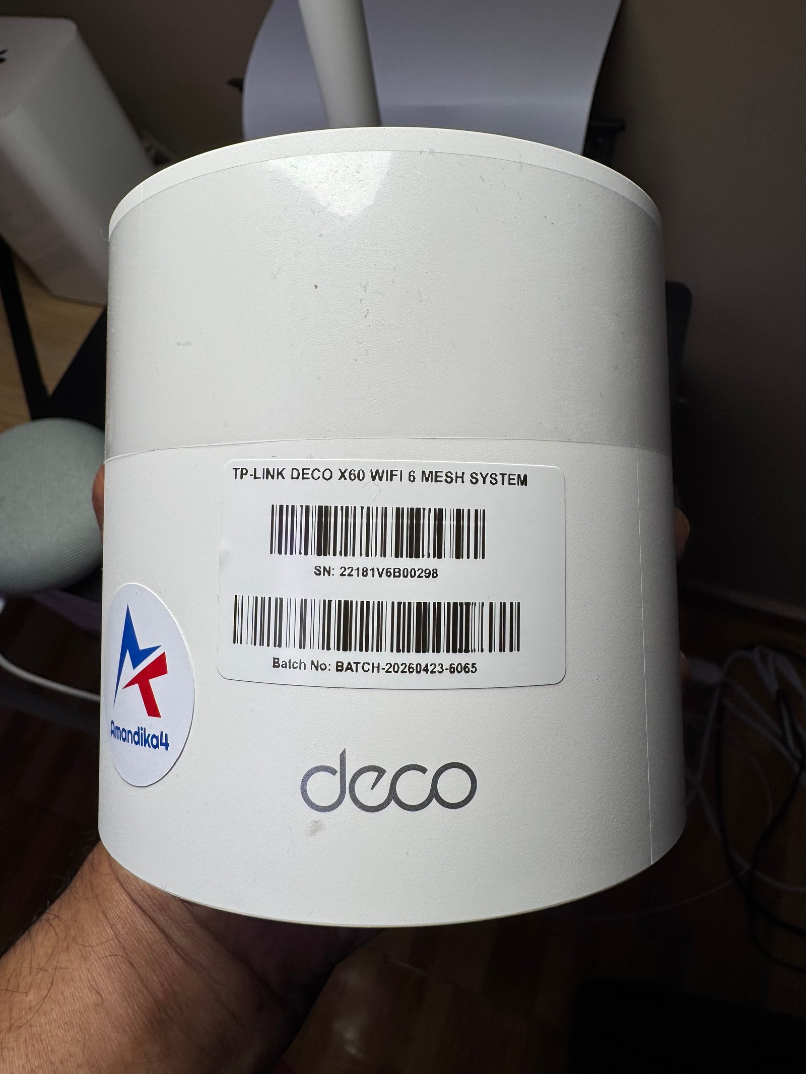 TP-Link Deco X60 WiFi 6 Mesh System TP-Link Deco AX60 Deco X60 1 Pack (Used) - gambar 2