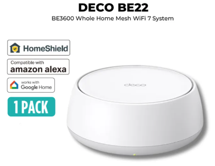 TP-Link Deco BE22 BE3600 Mesh WiFi 7 System BE22 BE3600 (1 Pack)(New) - gambar 3