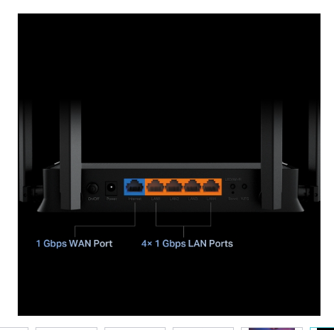 TP-Link BE220 BE3600 Dual-Band Wi-Fi 7 Router TP-Link BE220 BE3600 (USED) - gambar 9