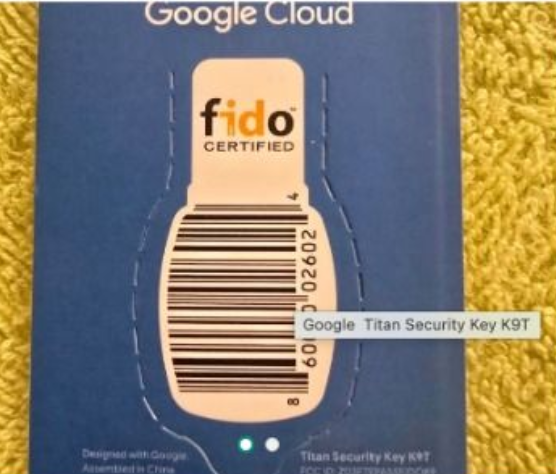 Google Cloud Titan Security Key (K9T) - gambar 4