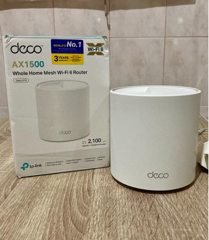 TP-Link Deco AX1500 Whole Home Mesh Wi-Fi 6 System