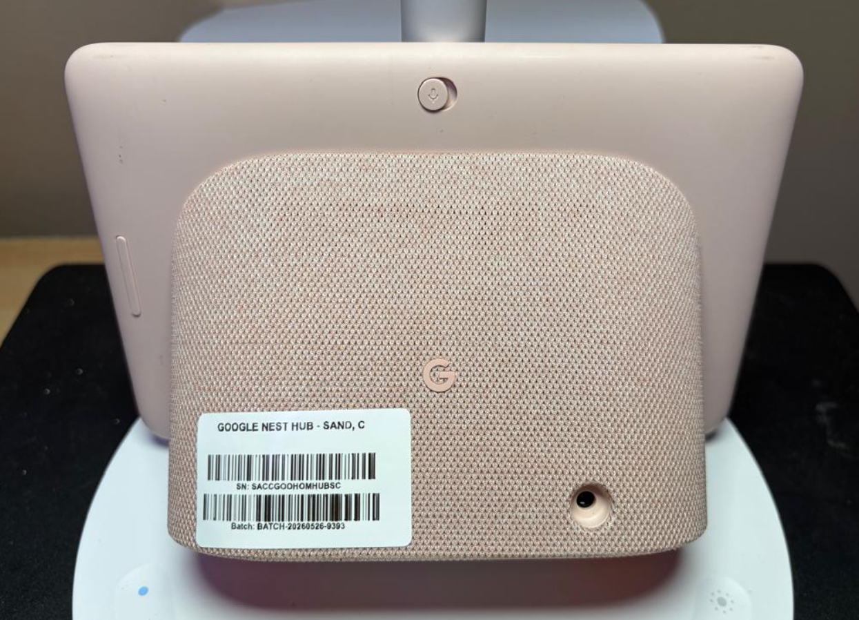 Google Nest Hub - Sand, C Google Nest Hub - gambar 3