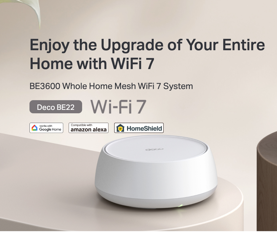 TP-Link Deco BE22 BE3600 Mesh WiFi 7 System BE22 BE3600 (1 Pack)(New) - gambar 4